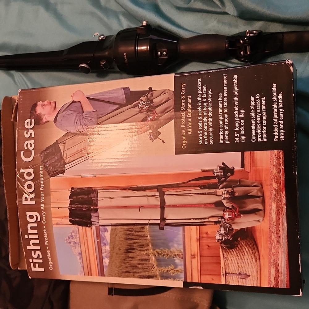 BRAND NEW........Instant Portable Fisherman Rod , Also new Fishing Rod Case